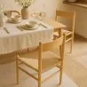 Chaise de salle à manger en bois - Design rétro - Cawi image 7