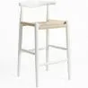 Tabouret de bar design Boho Bali - Bois - 75cm - Elb image 7
