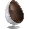 Fauteuil design oeuf de style aviateur - Revêtu de similicuir - Eny image 7