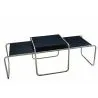 Pack de 2 tables basses empilables - bois et acier - Lacky image 7