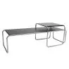Pack de 2 tables basses empilables - bois et acier - Lacky image 7