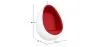  Fauteuil Suspendu Design Oeuf - Tissu Rembourré - Eny image 7