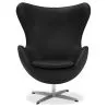 Fauteuil avec Accoudoirs - Revêtu de Similicuir - Design Oeuf - Brave image 7