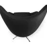Fauteuil avec accoudoirs - Revêtement en cuir - Design en forme d'œuf - Brave image 7