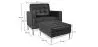 Fauteuil Design avec Repose-Pieds - Revêtement en Similicuir - Konel image 7
