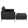 Fauteuil Design avec Repose-Pieds - Revêtement en Similicuir - Konel image 7