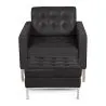 Fauteuil Design avec Repose-Pieds - Revêtement en Similicuir - Konel image 7