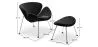 Fauteuil Design avec Repose-Pieds - Revêtement en Cuir - Chunk image 7