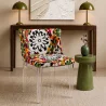 Chaise de salle à manger - Transparent - Design avec accoudoirs - Miss Style image 7