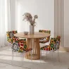 Chaise de salle à manger - Transparent - Design avec accoudoirs - Miss Style image 7