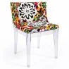 Chaise de salle à manger - Transparent - Design avec accoudoirs - Miss Style image 7