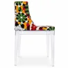 Chaise de salle à manger - Transparent - Design avec accoudoirs - Miss Style image 7