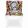 Chaise de salle à manger - Transparent - Design avec accoudoirs - Miss Style image 7