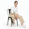 Chaise en acier de salle à manger - Design industriel - Nouvelle édition - Stylix image 7