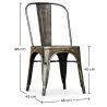 Chaise en acier de salle à manger - Design industriel - Nouvelle édition - Stylix image 7