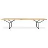 Banc en Bois Style Nordique (180cm) - Yean image 7
