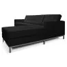 Chaise Longue Design - Revêtement en Cuir - Droite - Sama image 7