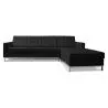 Chaise Longue Design - Revêtement en Cuir - Droite - Sama image 7