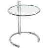 Table d'appoint ronde ajustable - Verre et acier - Lake image 7