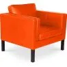 Fauteuil avec accoudoir - Revêtu de cuir - Betzalel image 7