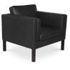 Fauteuil avec accoudoir - Revêtu de cuir - Betzalel image 7