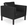 Fauteuil avec accoudoir - Revêtu de cuir - Betzalel image 7