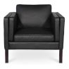 Fauteuil avec accoudoir - Revêtu de cuir - Betzalel image 7