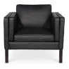 Fauteuil avec accoudoir - Revêtu de cuir - Betzalel image 7