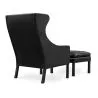 Fauteuil avec Repose-pieds - Revêtement en similicuir - Micah image 7