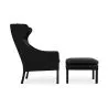 Fauteuil avec Repose-Pieds - Revêtement en Cuir - Micah image 7