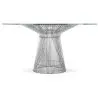 Table à manger ronde - Verre et Métal - Barrel image 7