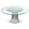 Table à manger ronde - Verre et Métal - Barrel image 7