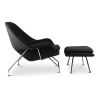 Fauteuil Design avec Repose-Pieds - Revêtement en Tissu - Womb image 7