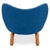 Fauteuil Revêtu de Tissu - Design Scandinave - Pelitano image 7