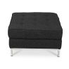 Fauteuil Design avec Repose-Pieds - Revêtement en Cachemire - Konel image 7