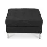 Fauteuil Design avec Repose-Pieds - Revêtement en Cachemire - Konel image 7