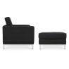 Fauteuil Design avec Repose-Pieds - Revêtement en Cachemire - Konel image 7