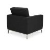 Fauteuil Design avec Repose-Pieds - Revêtement en Cachemire - Konel image 7