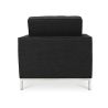 Fauteuil Design avec Repose-Pieds - Revêtement en Cachemire - Konel image 7