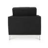 Fauteuil Design avec Repose-Pieds - Revêtement en Cachemire - Konel image 7
