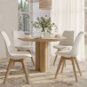 Chaise de bureau - Chaise de salle à manger - Style scandinave - Denisse image 7