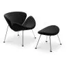 Fauteuil Design avec Repose-Pieds - Revêtement - Chunk image 7