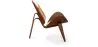 Fauteuil Design - Style Scandinave - Revêtu de Poney - Lucy image 7