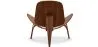 Fauteuil Design - Style Scandinave - Revêtu de Poney - Lucy image 7