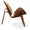 Fauteuil Design - Style Scandinave - Revêtu de Poney - Lucy image 7