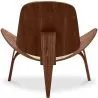 Fauteuil Design - Style Scandinave - Revêtu de Poney - Lucy image 7