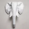 Tête d'éléphant Origami Résine image 7