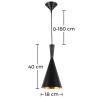 Lampe de Plafond - Lampe Suspendue Design Industriel - Extensive image 7