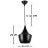 Lampe de Plafond - Lampe Suspendue Design Industriel - Extensive image 7