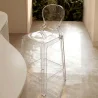 Tabouret de bar avec dossier - Design transparent - 75cm - Victoria Queen image 7